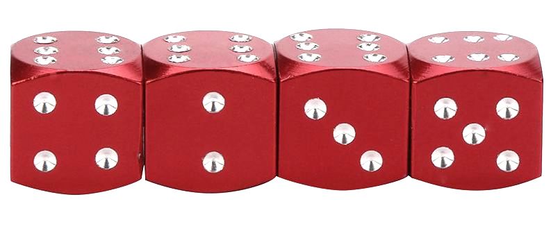 Nakrętki na wentyle kostki do gry aluminiowe 4 sz Typ samochodu 4x4/SUV Samochody osobowe