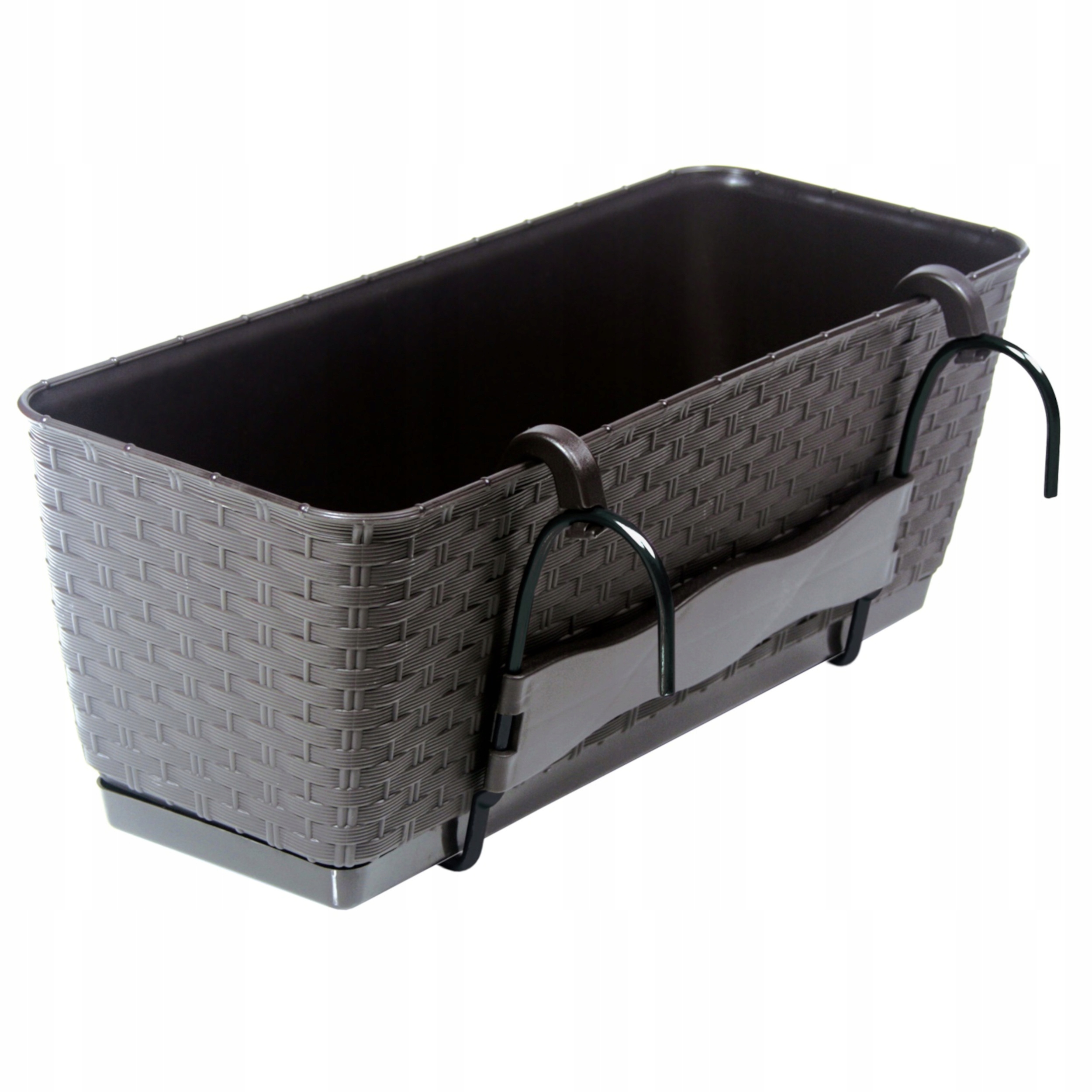 

Donica Rattan skrzynka 40cm podstawka+wkład Umbra