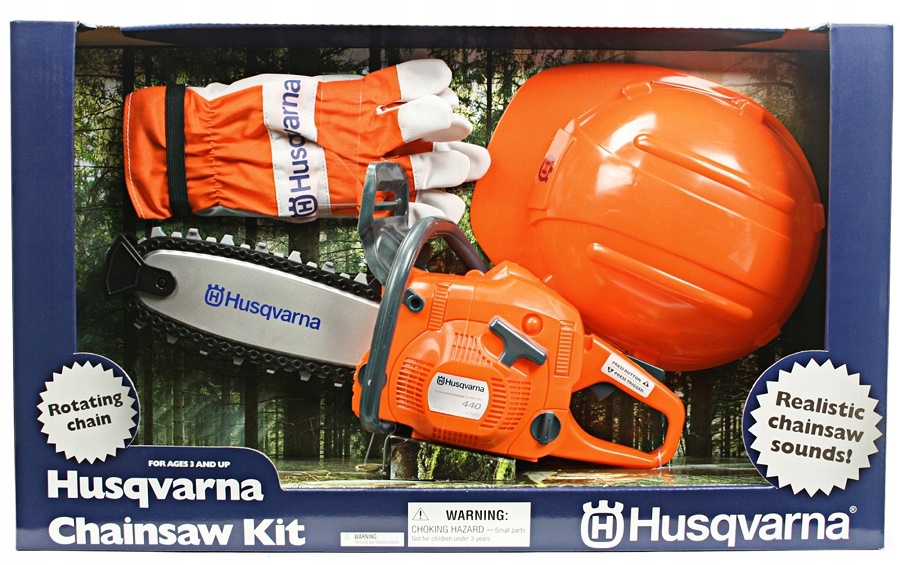 Zabawka pilarka Husqvarna zestaw