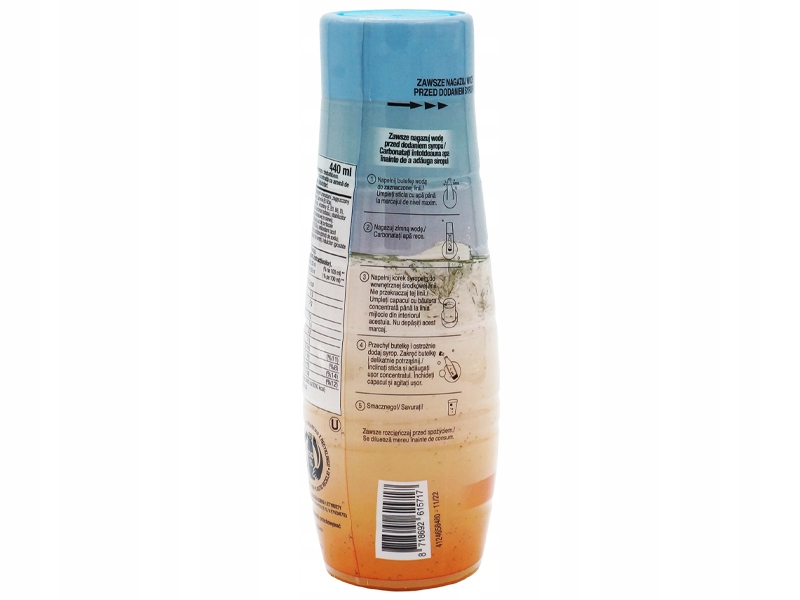 2x SYROP KONCENTRAT ZERO CUKRU DO SATURATORA SODASTREAM 9L NAPOJU z 440ml Marka SodaStream