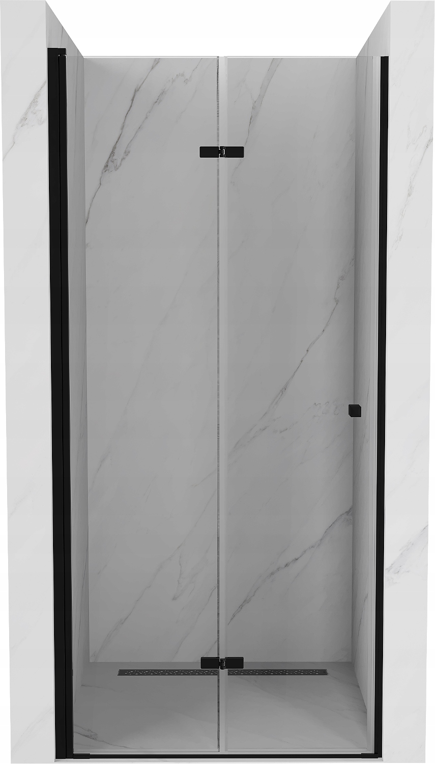 Mexen Lima Drzwi Prysznicowe Składane 70 cm Black