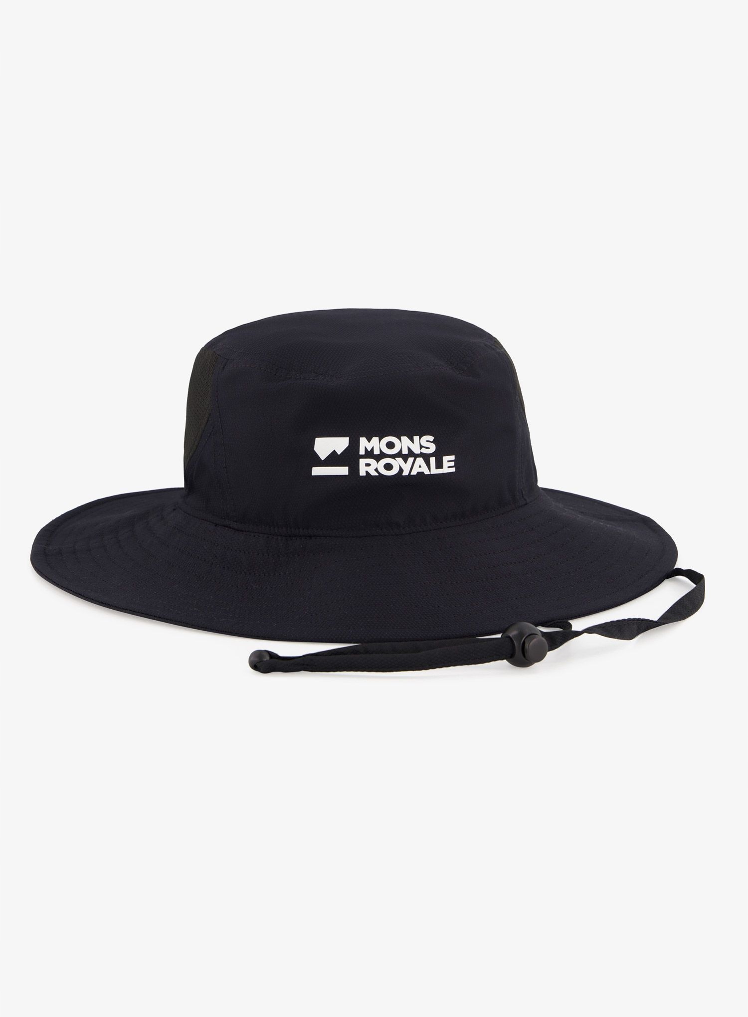 Turistický klobouk Mons Royale Velocity Bucket Hat černý S-m