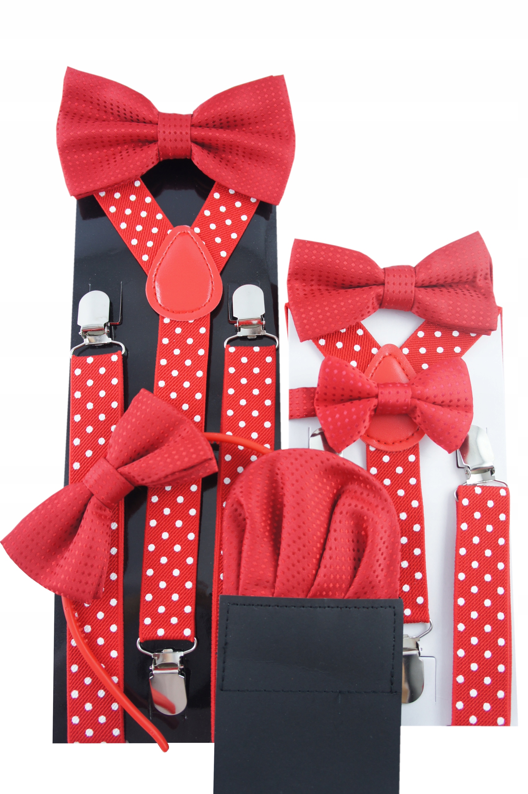 Szelki do spodni dla dziecka w kropki groszki Marka Inna marka