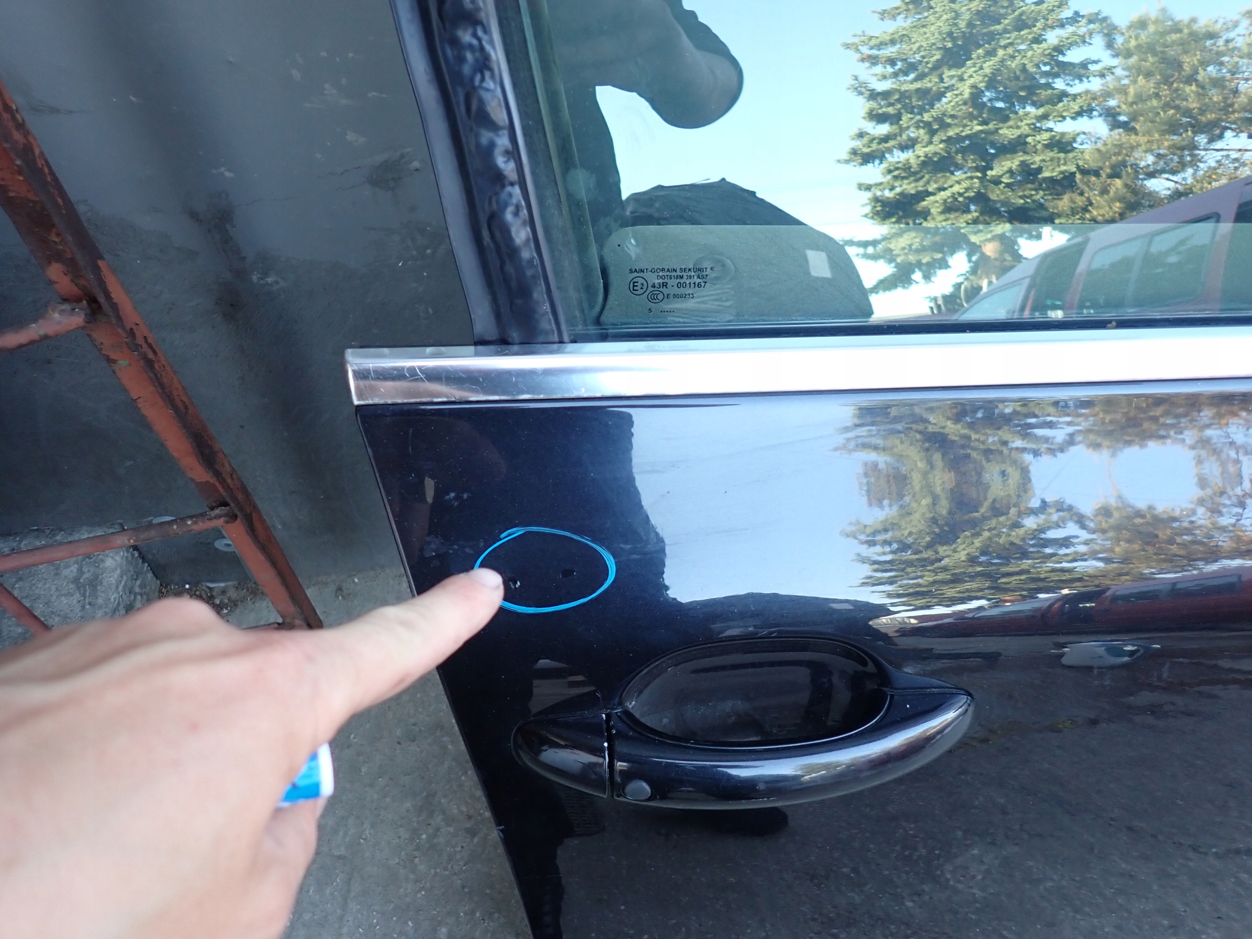 door lc9z volkswagen touareg right front