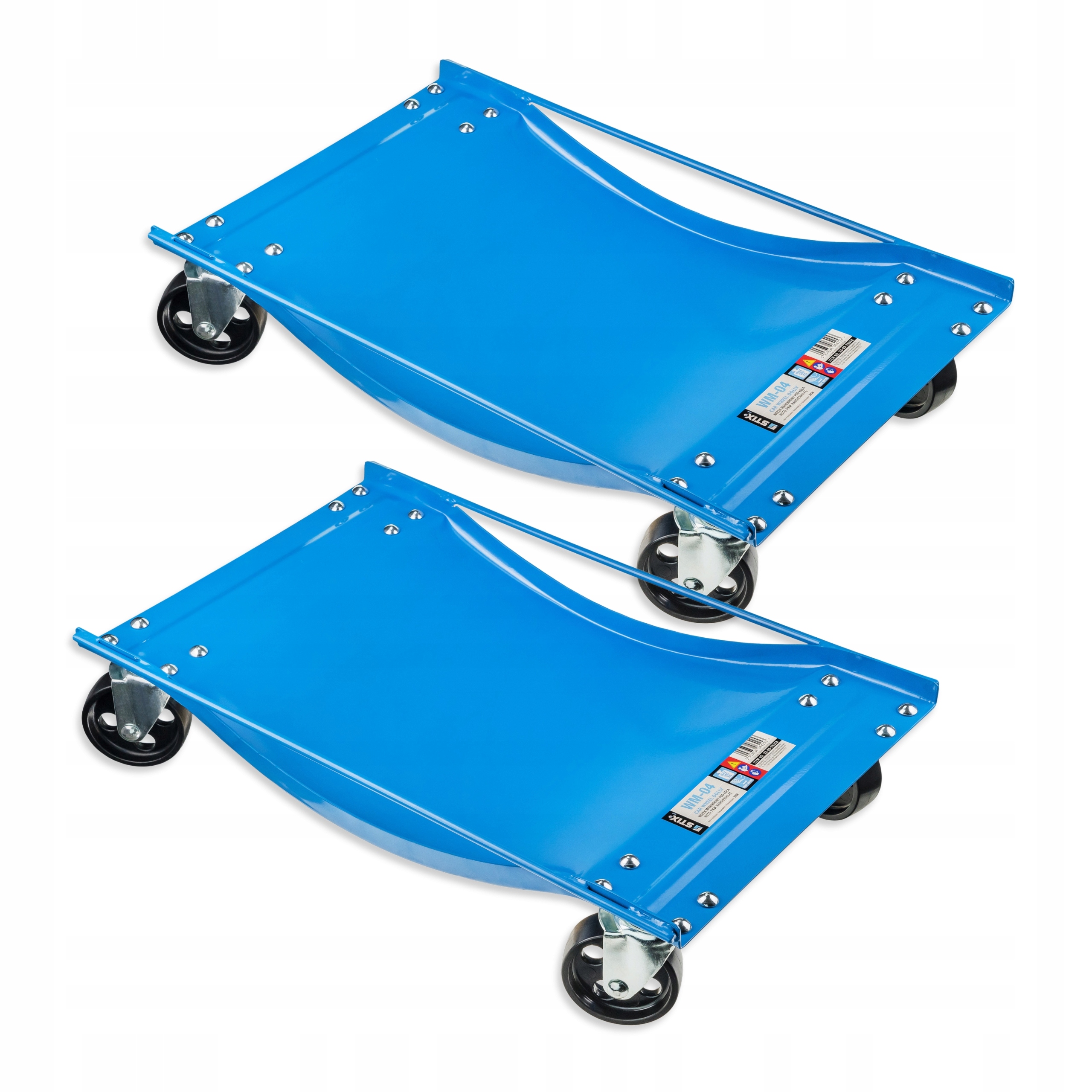 Vozíky Rolky 2x 500 kg Přepravní Dílenské Servisní Manévrovací Pod Kola