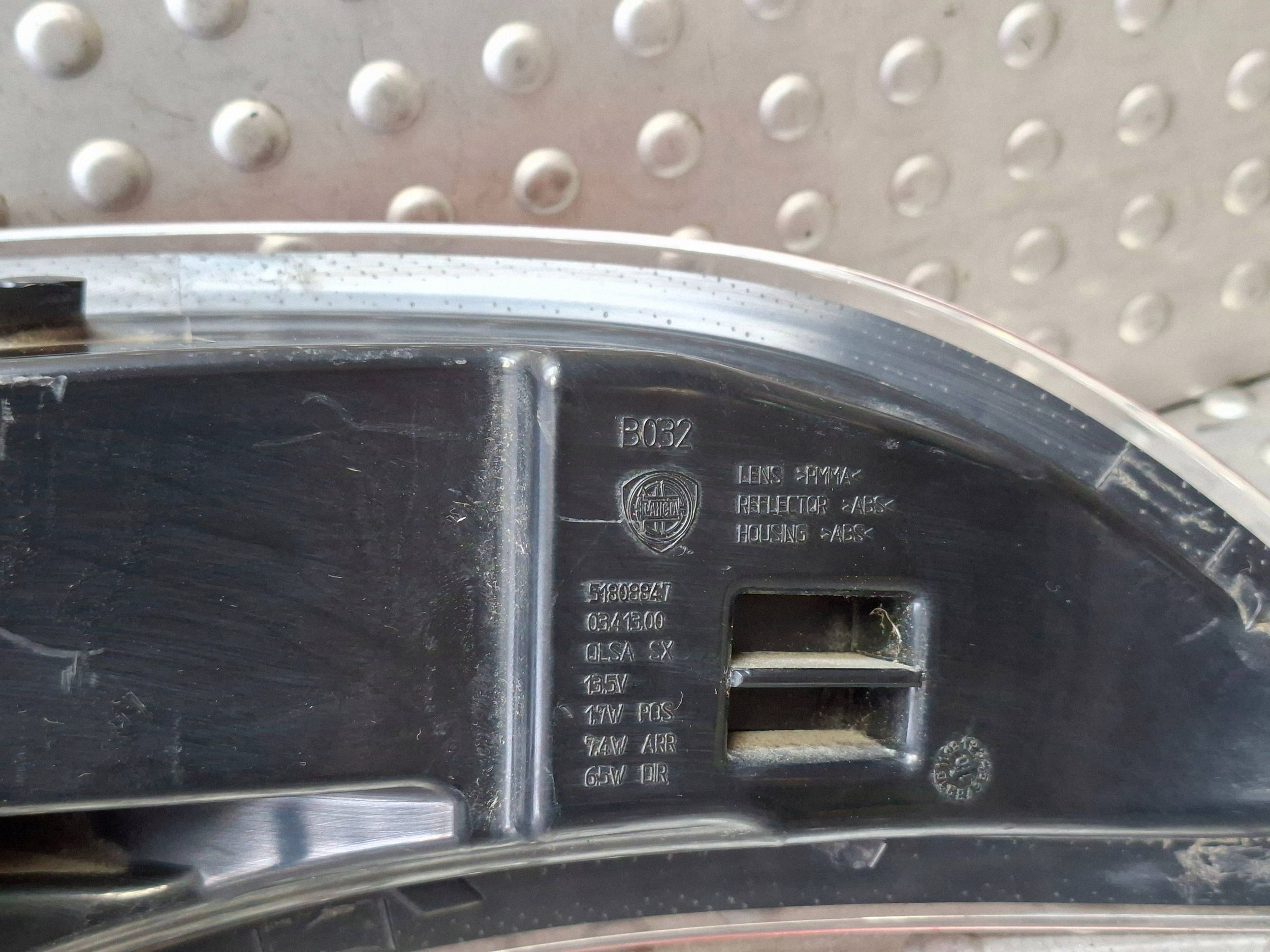 light rear part left LANCIA DELTA III 08-14 EU 51808847