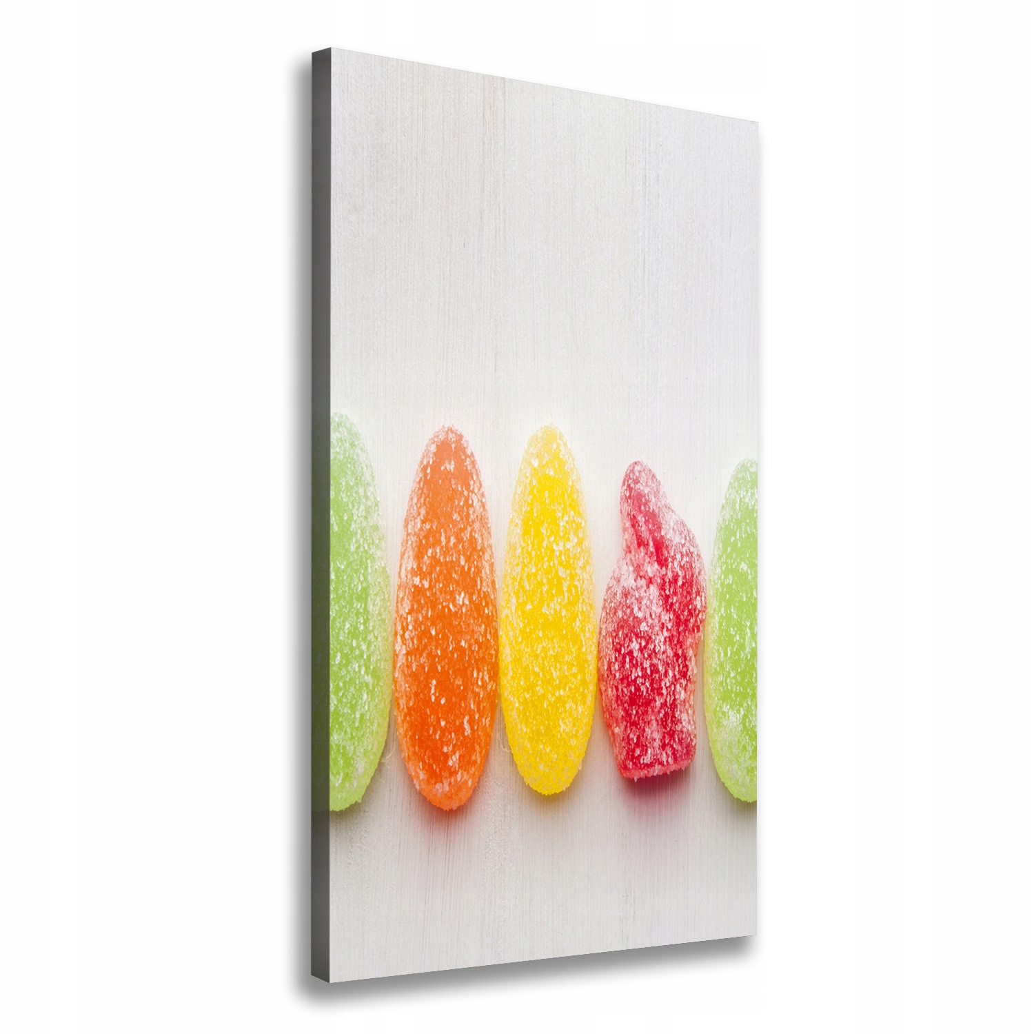 

Foto obraz na płótnie Kolorowe żelki 60x120 cm