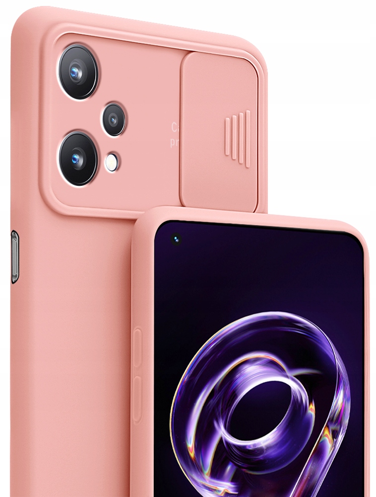 

Etui Silicone CamShield Szkło 9H do Realme 9 Pro