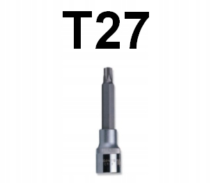 

Bit Torx T27/ TX27 x 100mm z nasadką 1/2 Jonnesway