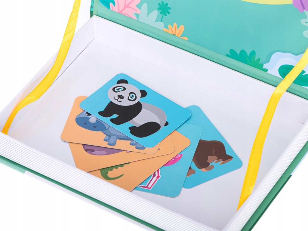 UKŁADANKA MAGNETYCZNA PUZZLE MONTESSORI 47 EL. KSIĄŻKA EDUKACYJNA SAFARI Liczba elementów 47 szt.