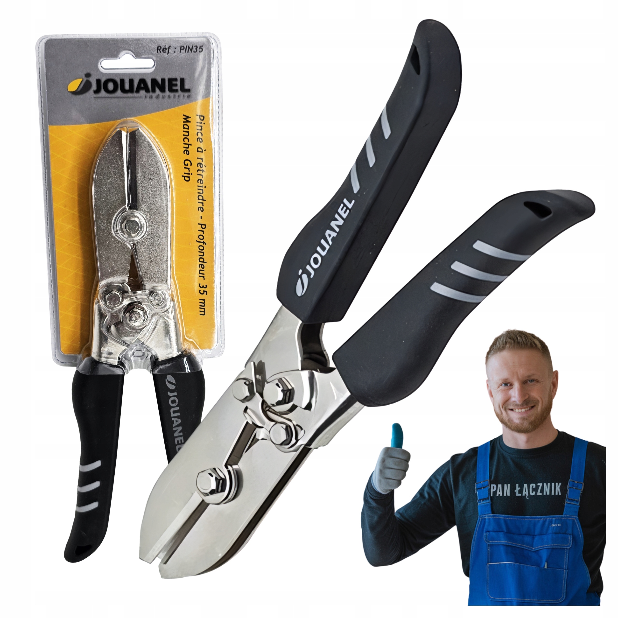 Karbovač pro trubky 35 mm Přesný pákový konektor Jouanel