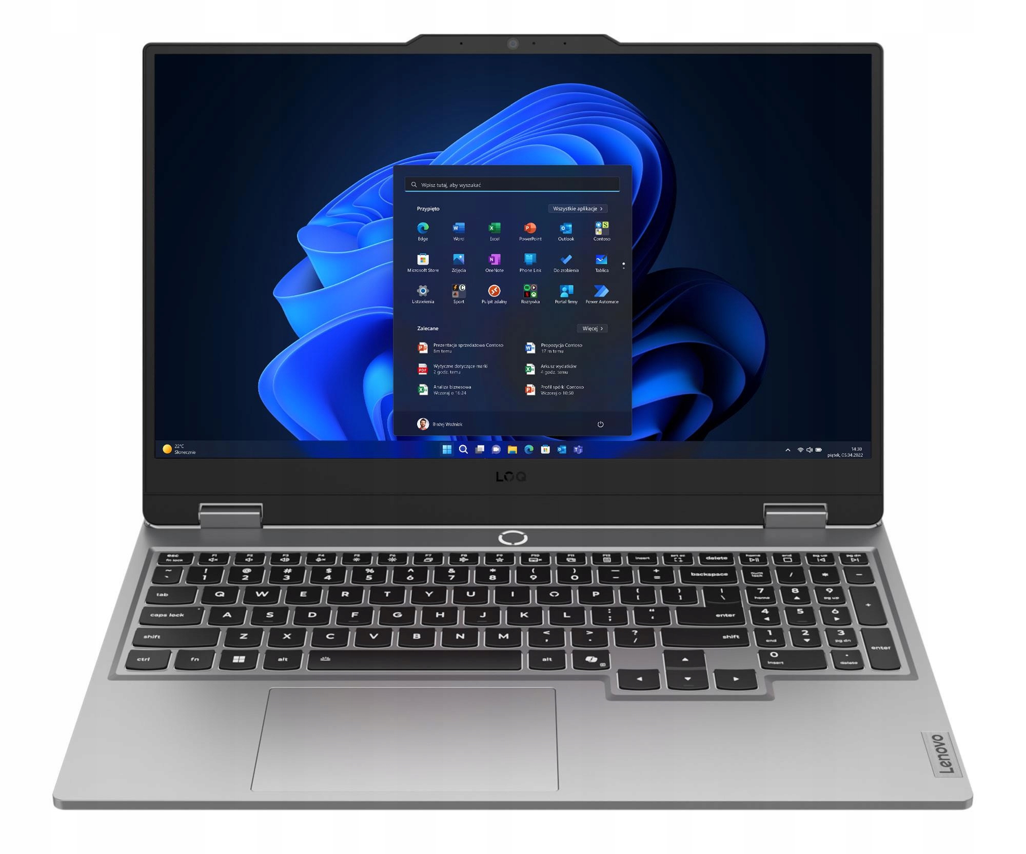 Laptop Lenovo Loq 15 i7-13645HX/16GB/512/Win11 RTX5060 144Hz