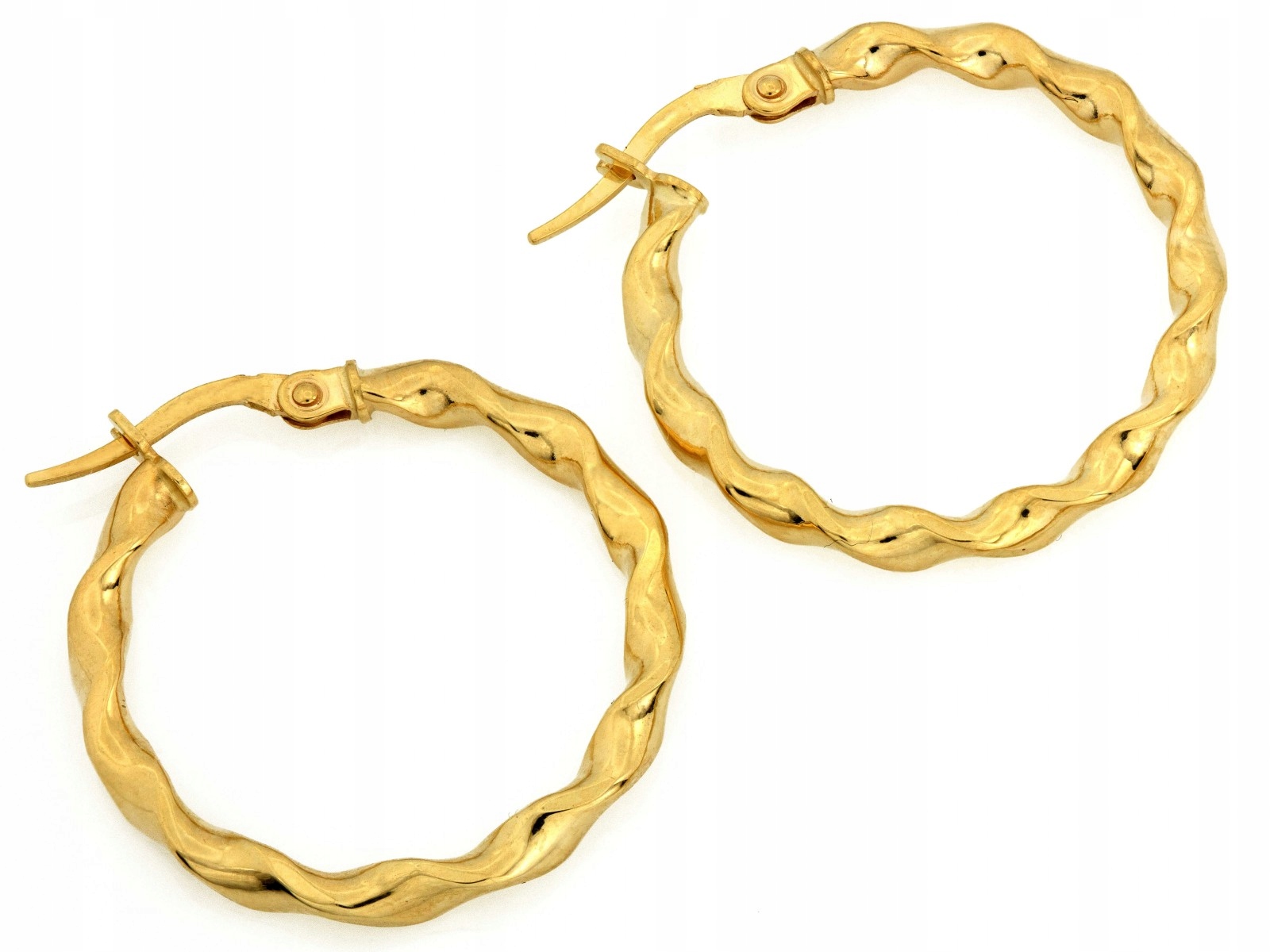 Náušnice zlaté 585 s kroužkem od klenotníka pro maminku