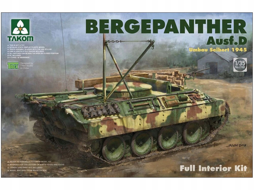 Tank Sd.Kfz.179 Bergepanther Ausf.D 2102 Takom