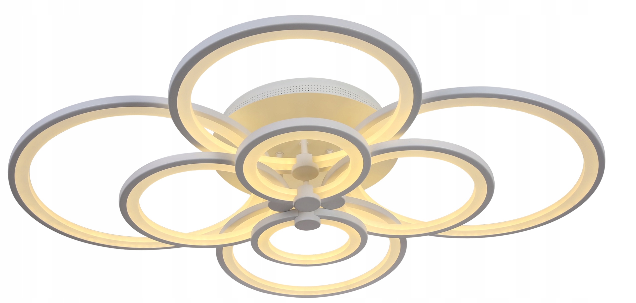 LAMPA LED RING LAMPA SUFITOWA PLAFON RING 2*4 W + Pilot Materiał dominujący metal