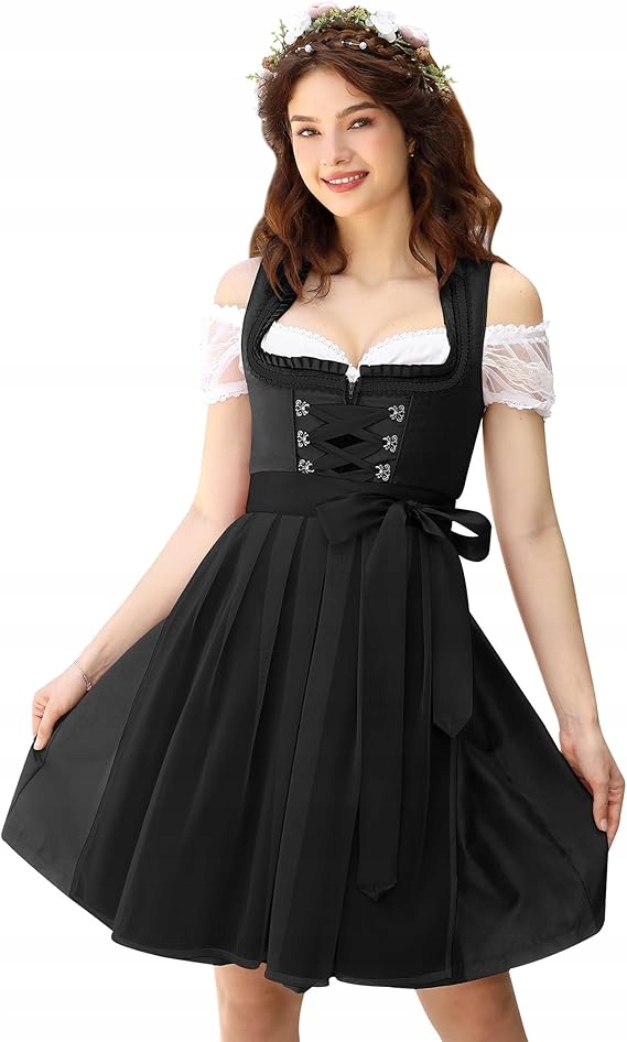 Šaty Dirndl 3-dílné Oktoberfest Kojooin velikost 36