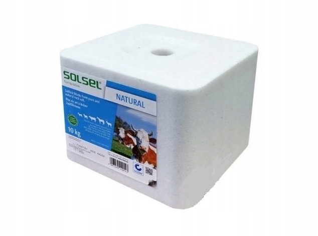 

Lizawka solna Solsel Natural 10kg. bydło konie
