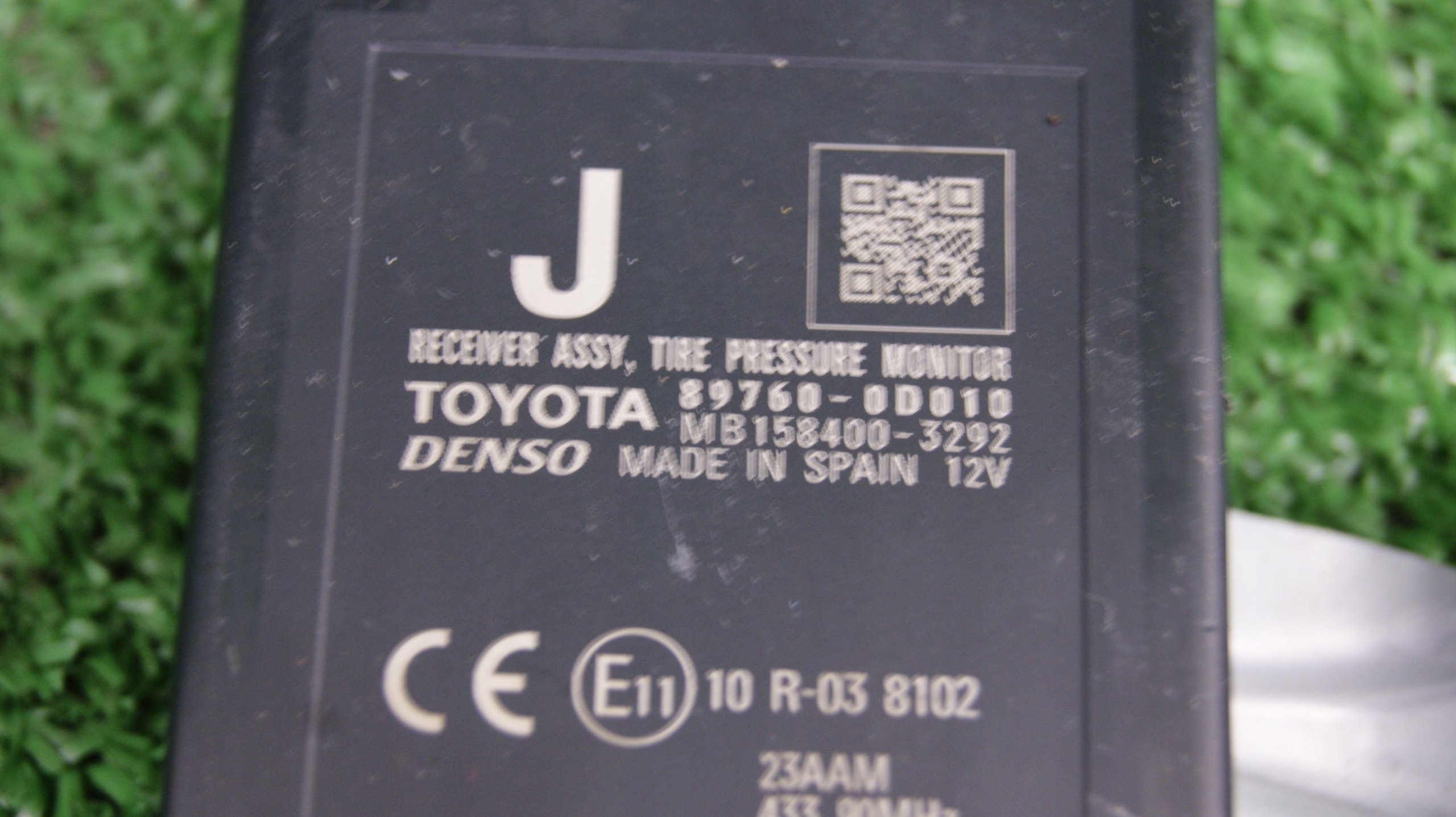 modulo Centralina pressione pneumatici, gomme TOYOTA YARIS 3 89760-0D010