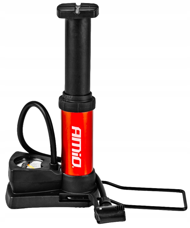 POMPKA NOŻNA METALOWA SAMOCHODOWA ROWEROWA MOCNA Z MANOMETREM PODŁOGOWA Rodzaj nożna