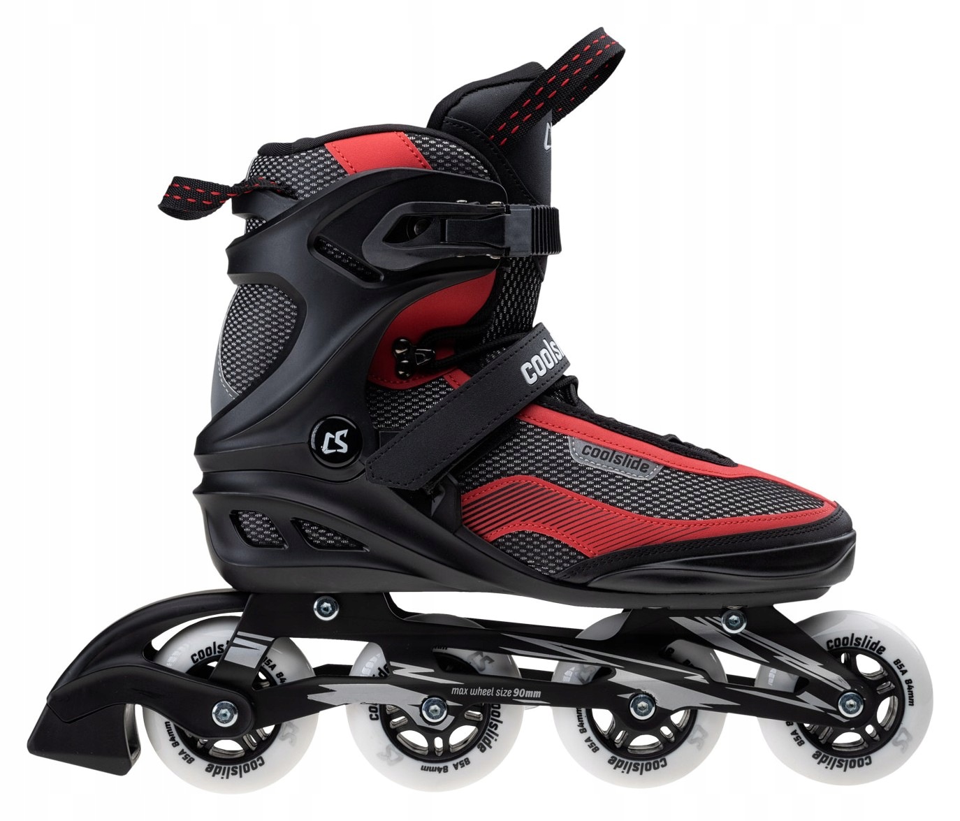 Kolečkové Brusle Coolslide Roma Black/very red 44