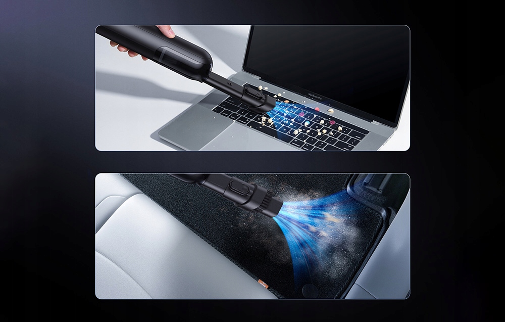 BASEUS PRZENOŚNY BEZPRZEWODOWY ODKURZACZ SAMOCHODOWY 4000PA 2000MAH USB-C Producent Baseus