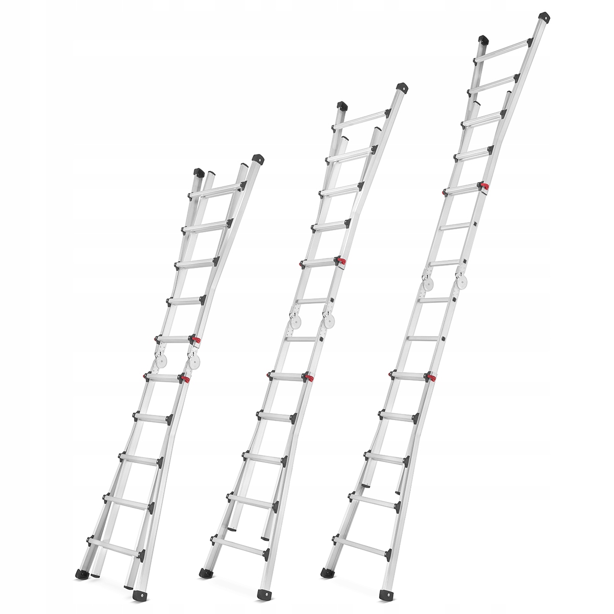 Drabina przegubowa teleskopowa HIGHER Combo 4x5 6,50m — 21