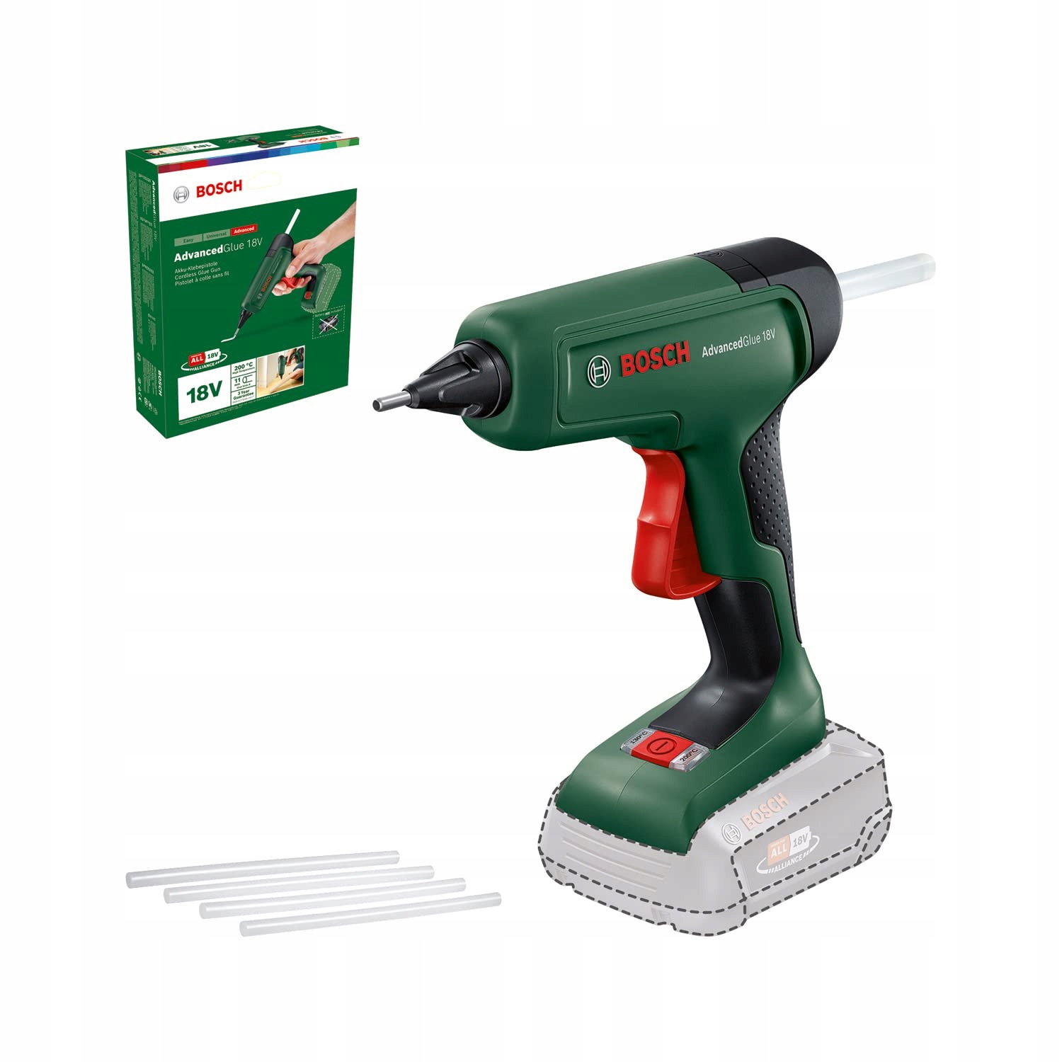 Bosch Advancedglue 18 V Pistolet na Klej,