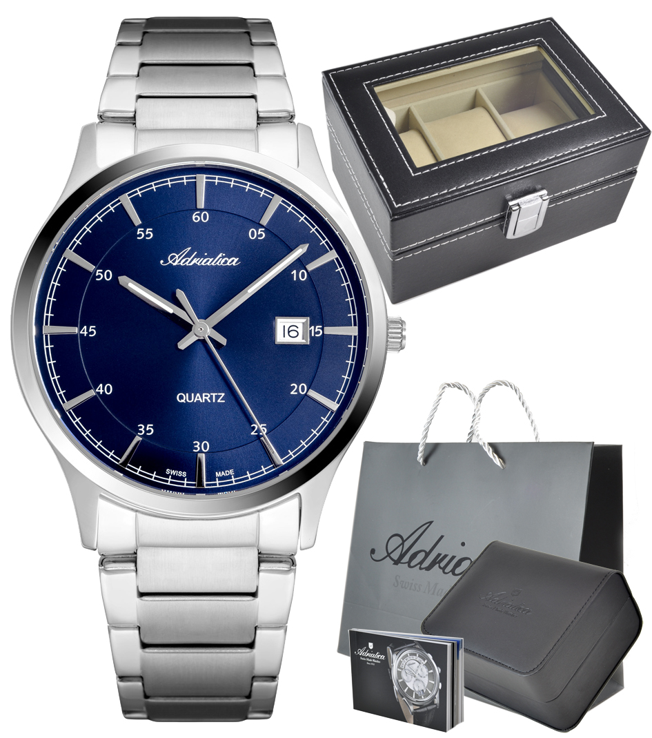 МУЖСКИЕ ЧАСЫ ADRIATICA A8302.5115Q ГРАВЕР