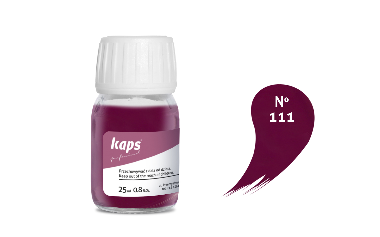 

Farba do skóry naturalnej i syntetycznej Kaps