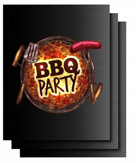 

3X Mata Teflonowa Na Grilla Do Pieczenia Piekarnka