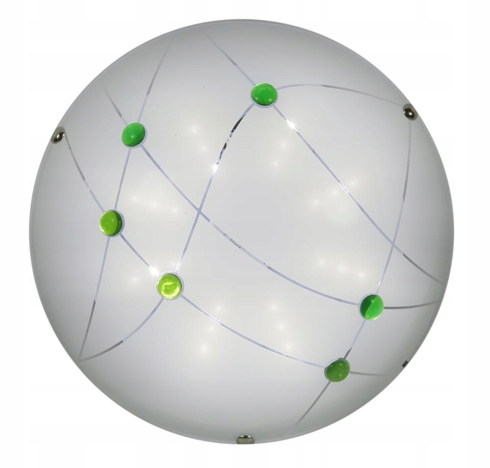 Stropní Svítidlo Kulatý Duca 30C Stropní Svítidlo 10W Led 660lm 6500K Zelený křišťál