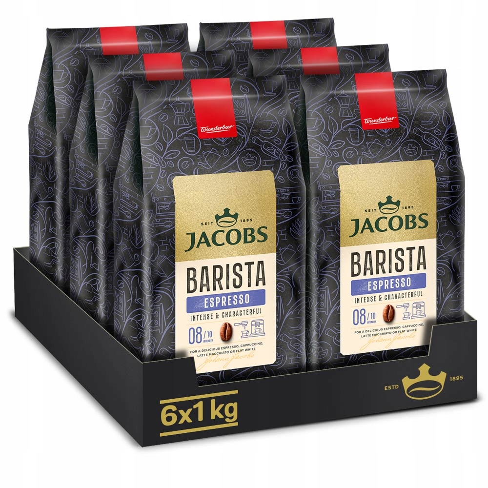 Kawa ziarnista Jacobs Barista Espresso 6x 1kg