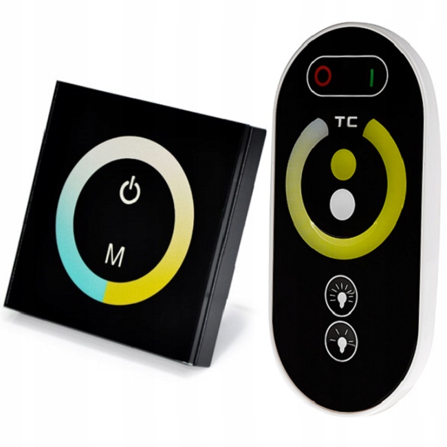 Ovladač Cct Led nástěnný panel a Dálkový Ovladač P+p