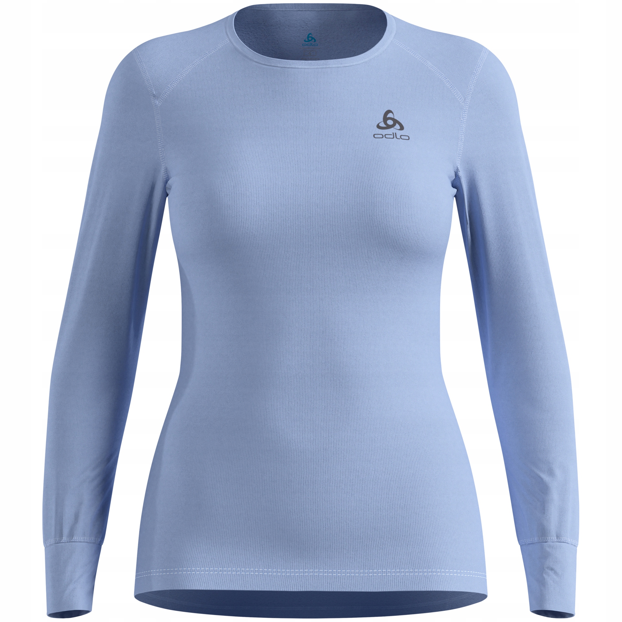 Dámský termoaktivní dlouhý rukáv Odlo Active Warm Bl Top Crew Neck blue heron