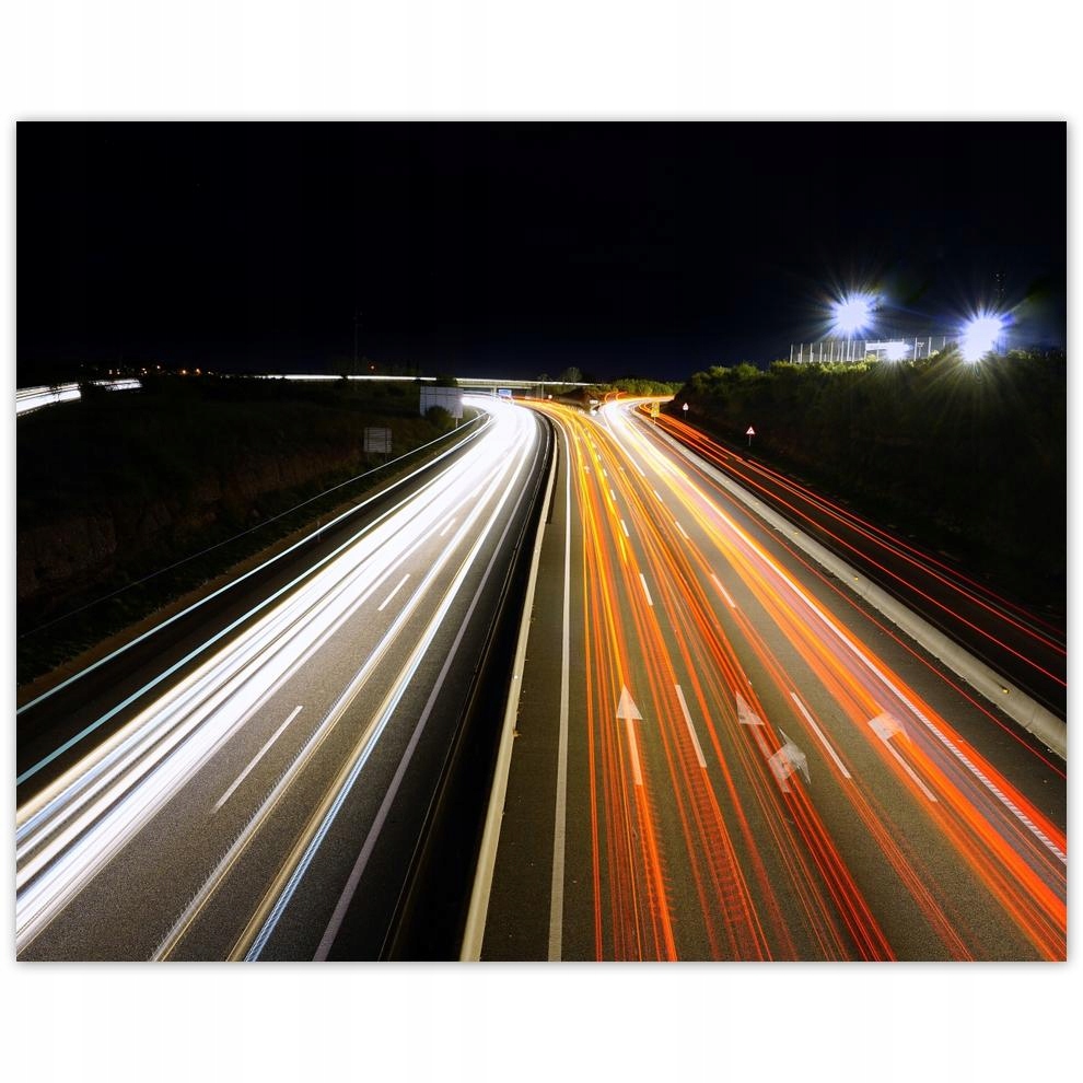 

Plakat 50x40 Autostrada Ulica Noc