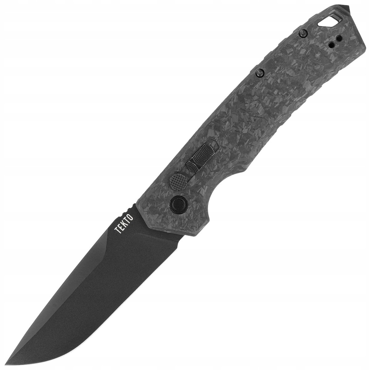 Nóż automatyczny Tekto A3 Delta D/p Forged Carbon Fiber, Black D2