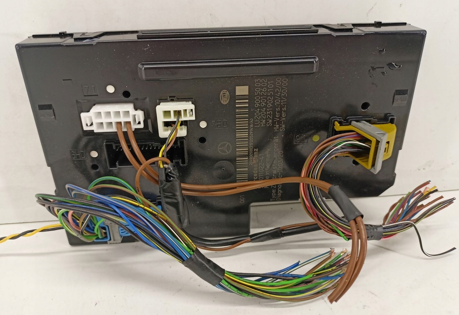 Mercedes C klasa 204 module SAM komfortu