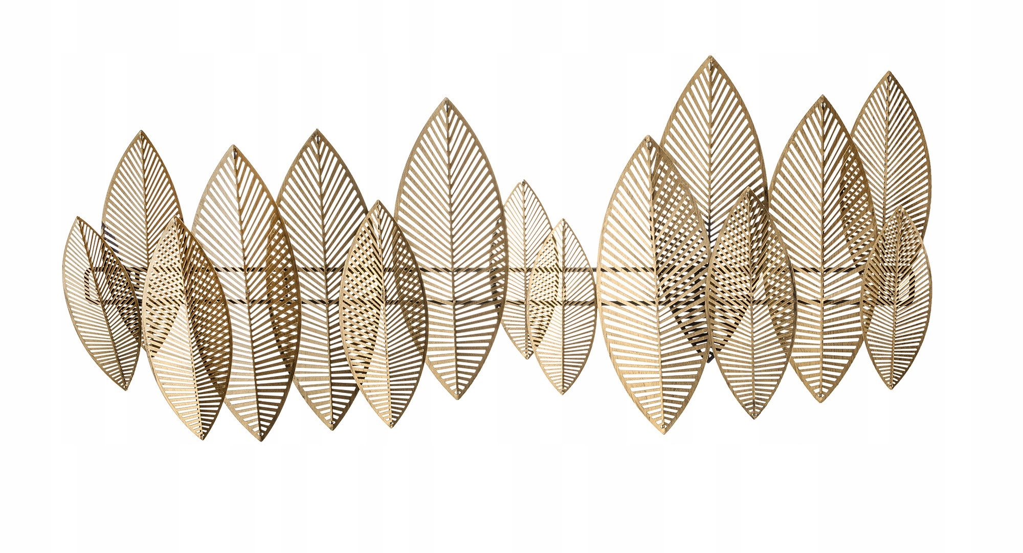Dekoracja ścienna złota metaloplastyka 41 x 91
