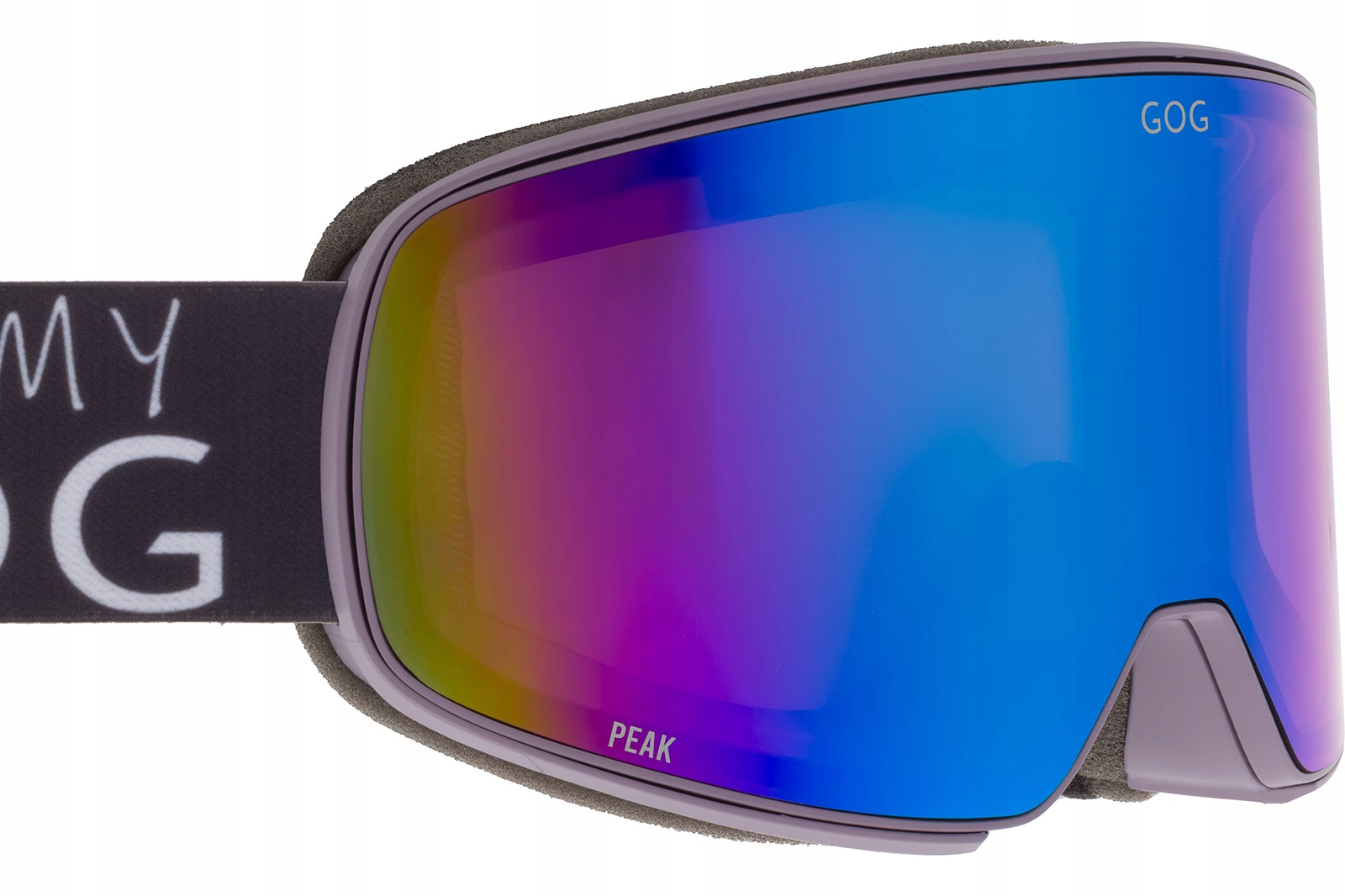 Gogle narciarskie snowboard niebieska lustrzanka UV400 kat.2 Gog Peak