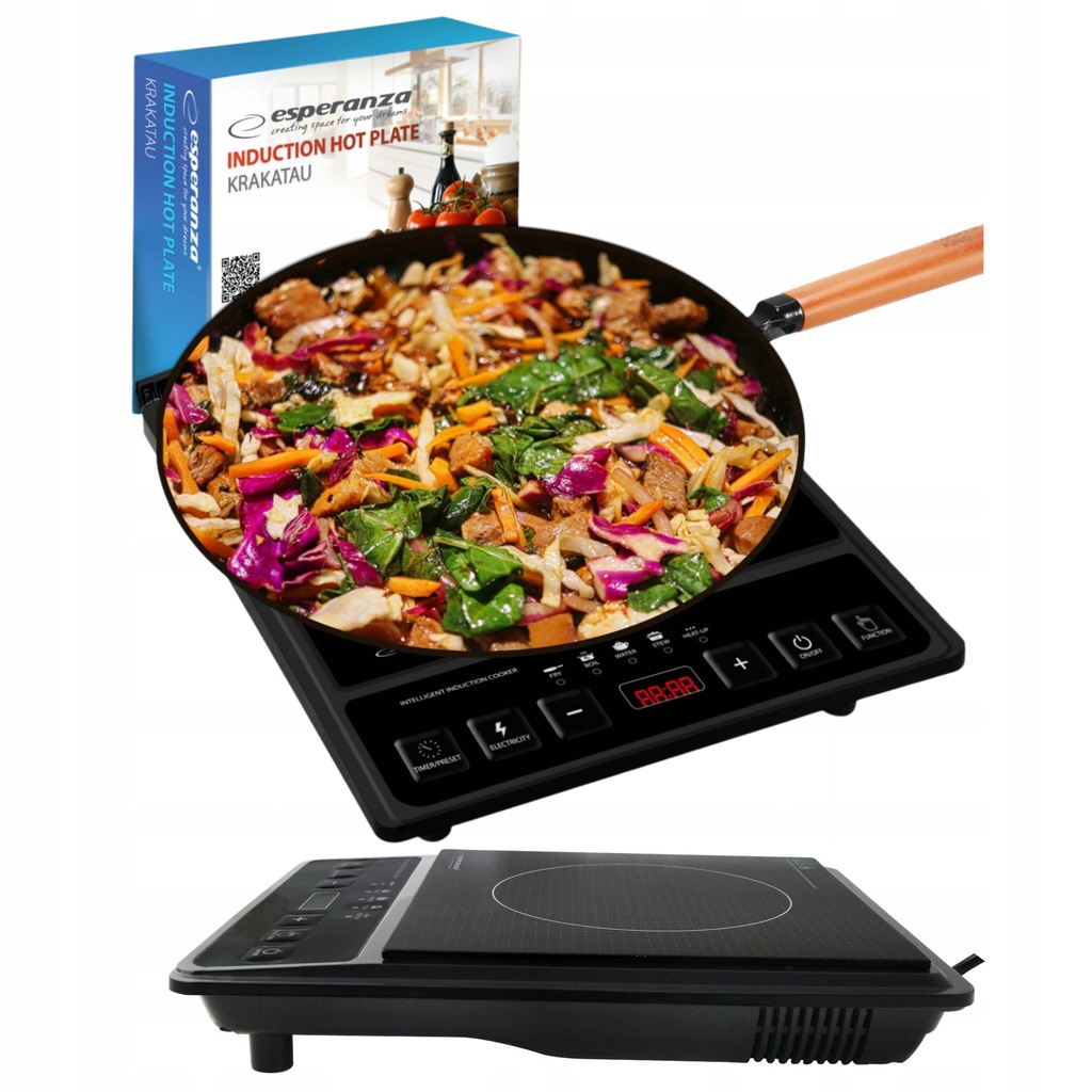 Płyta Indukcyjna Kuchenka Elektryczna 1-PALNIKOWA Przenośna Jakość