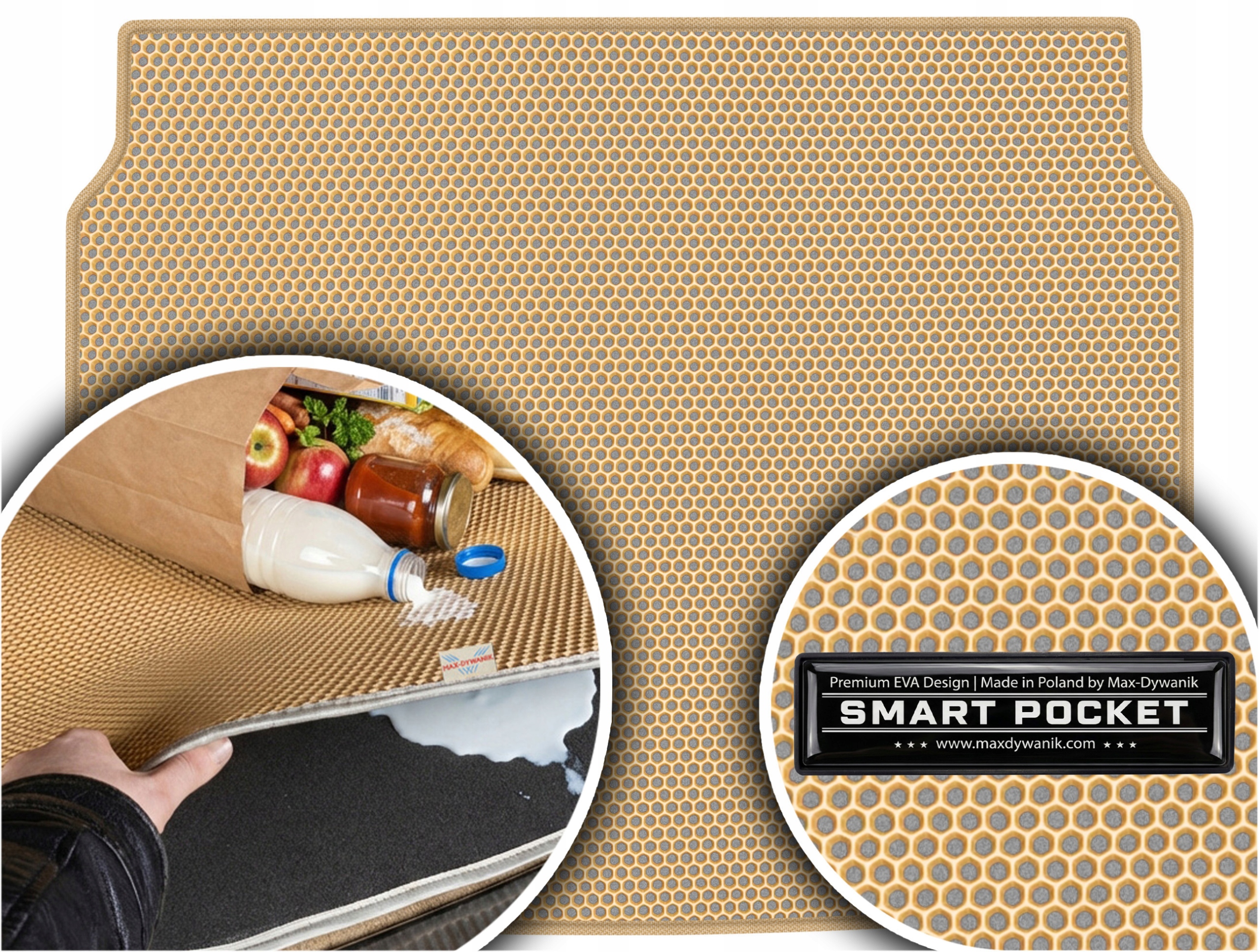Mazda 3 IV Hatchback 2019- Vložka do zavazadlového prostoru Eva Smart Pocket Béžová