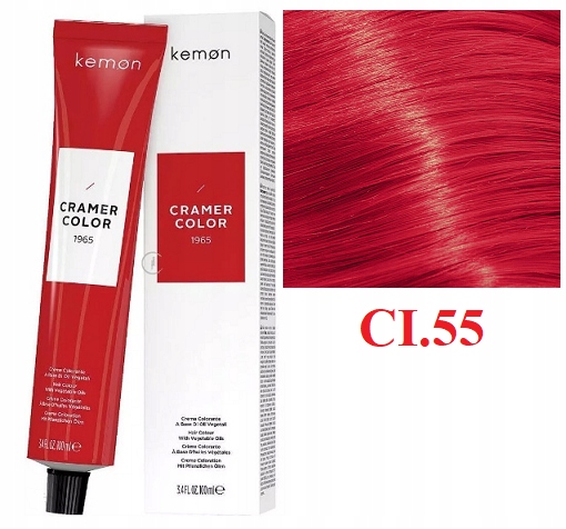KEMON CRAMER COLOR farba do włosów 100 ml Nr CI.55