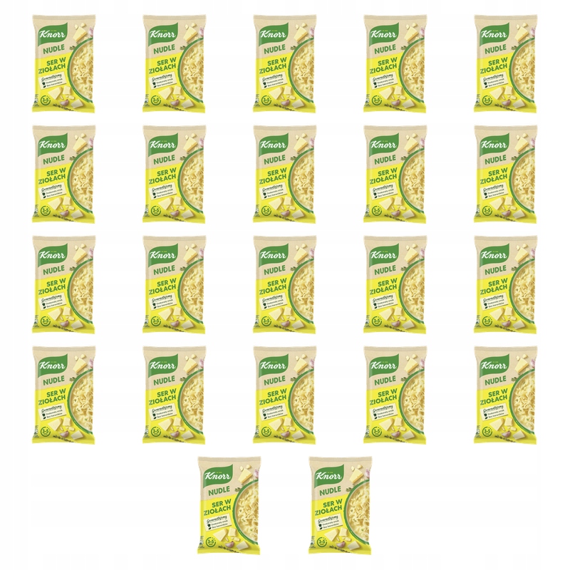 Knorr Nudle sýr v bylinkách 61 g X22
