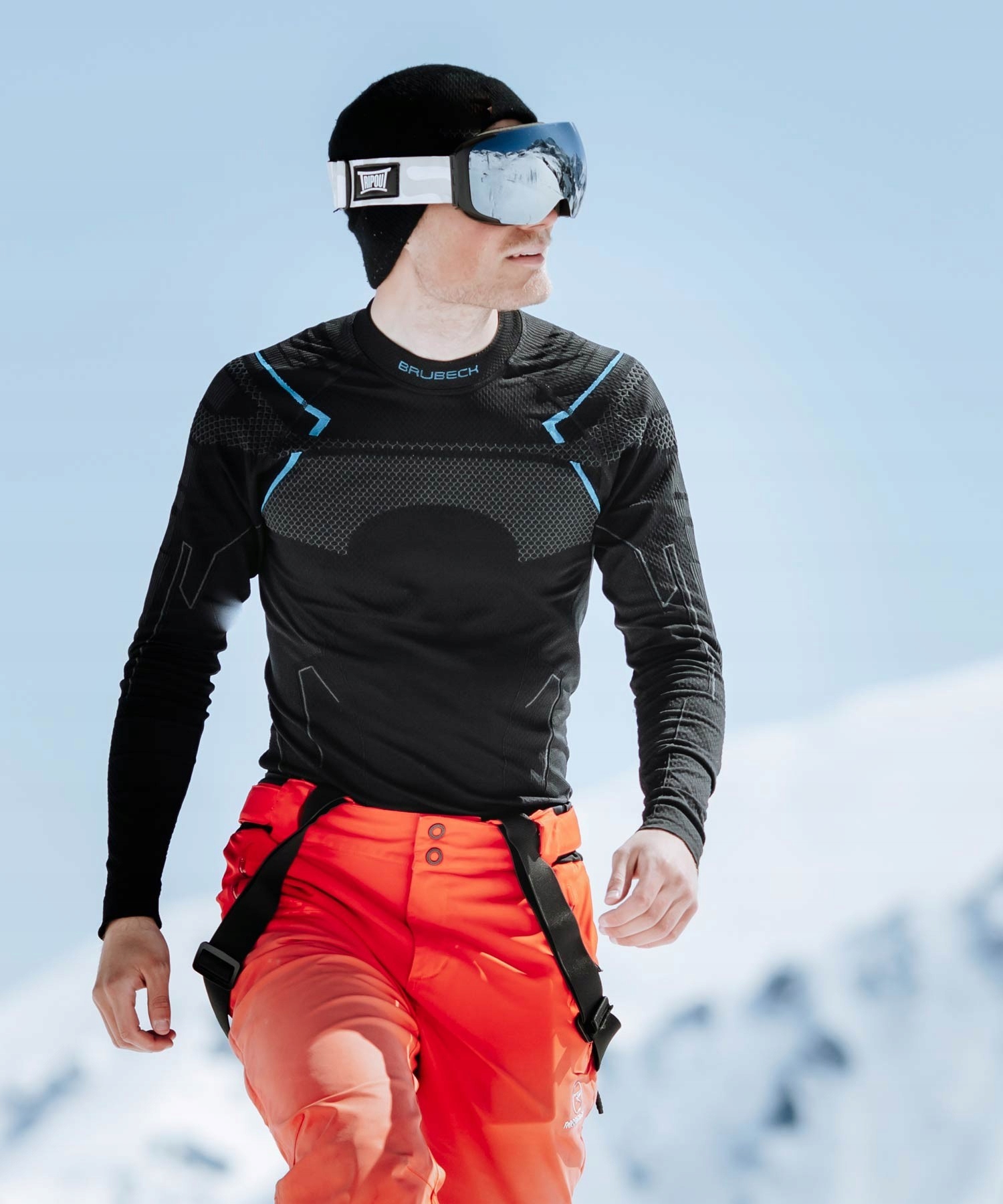 Termoaktywna męska bluza Thermo bordowa S Kod producenta LS13040A