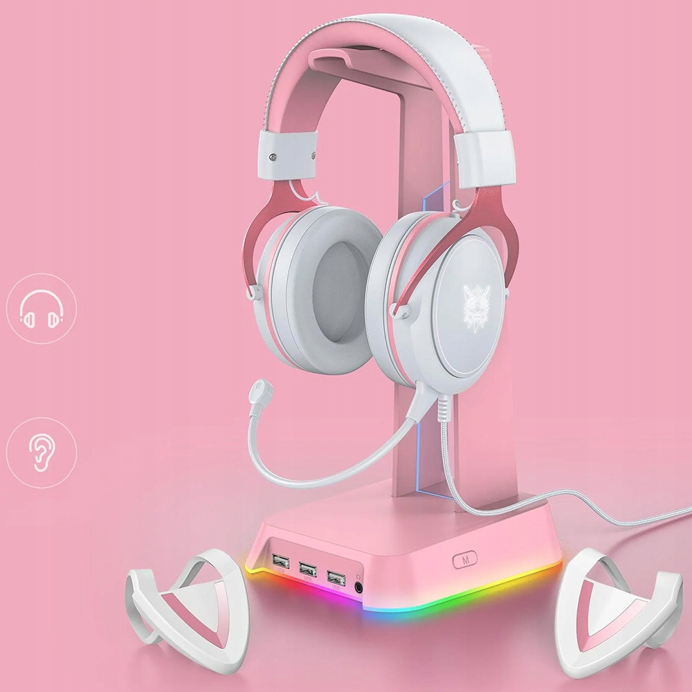 ONIKUMA X10 KOCIE USZY SŁUCHAWKI GAMINGOWE NAUSZNE PRZEWODOWE Z MIKROFONEM Marka Onikuma