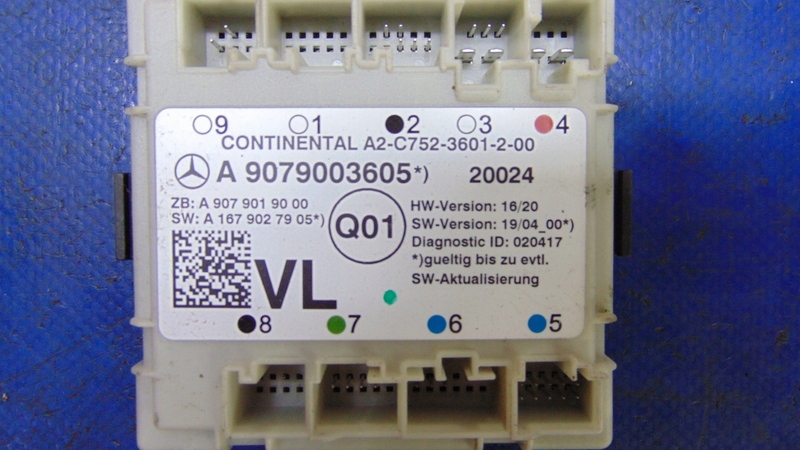modul dveře levý předek A9079005504 MERCEDES SPRINTER A910 A907 18-25R