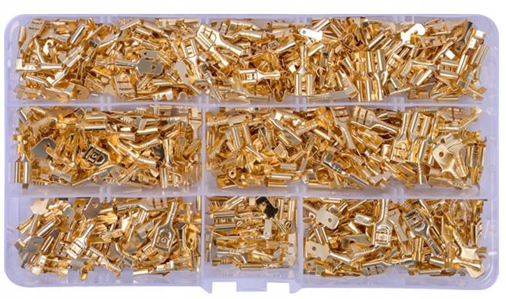 

Zestaw Konektorów Miedzianych MIX 600 Sztuk