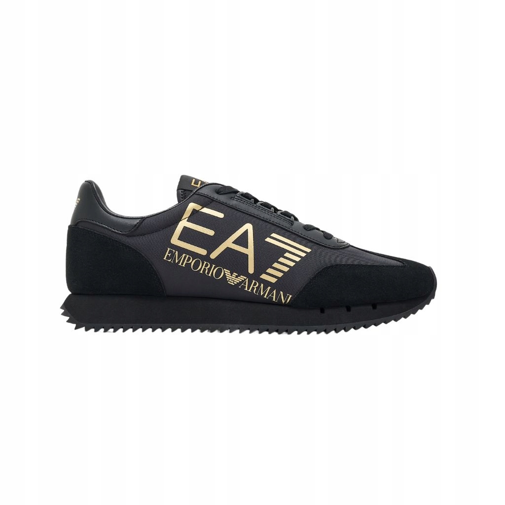 Pánské boty EA7 Emporio Armani Black and White Vintage Black 43 1/3