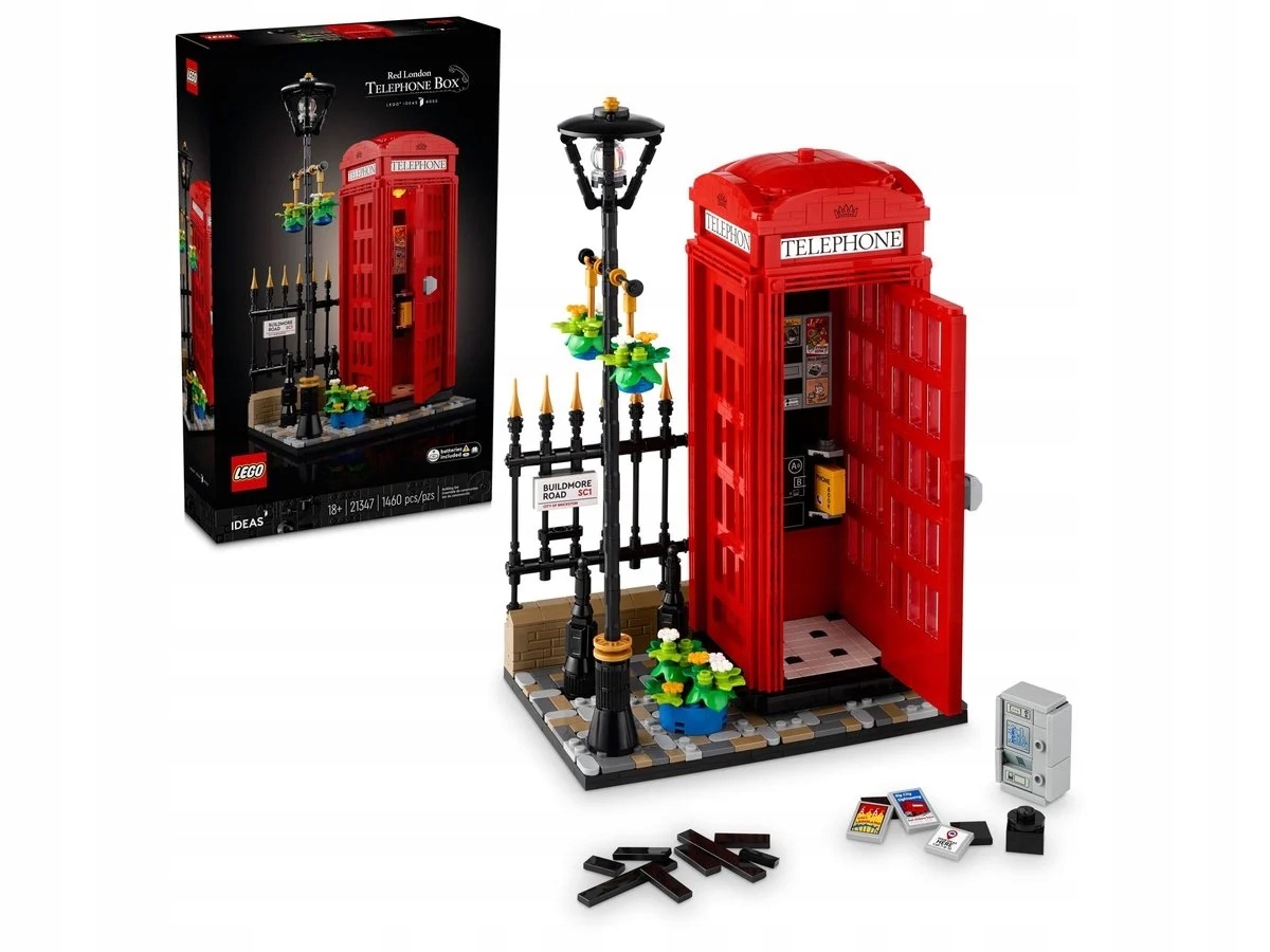 Lego Ideas 21347 Červená londýnská telefonní budka