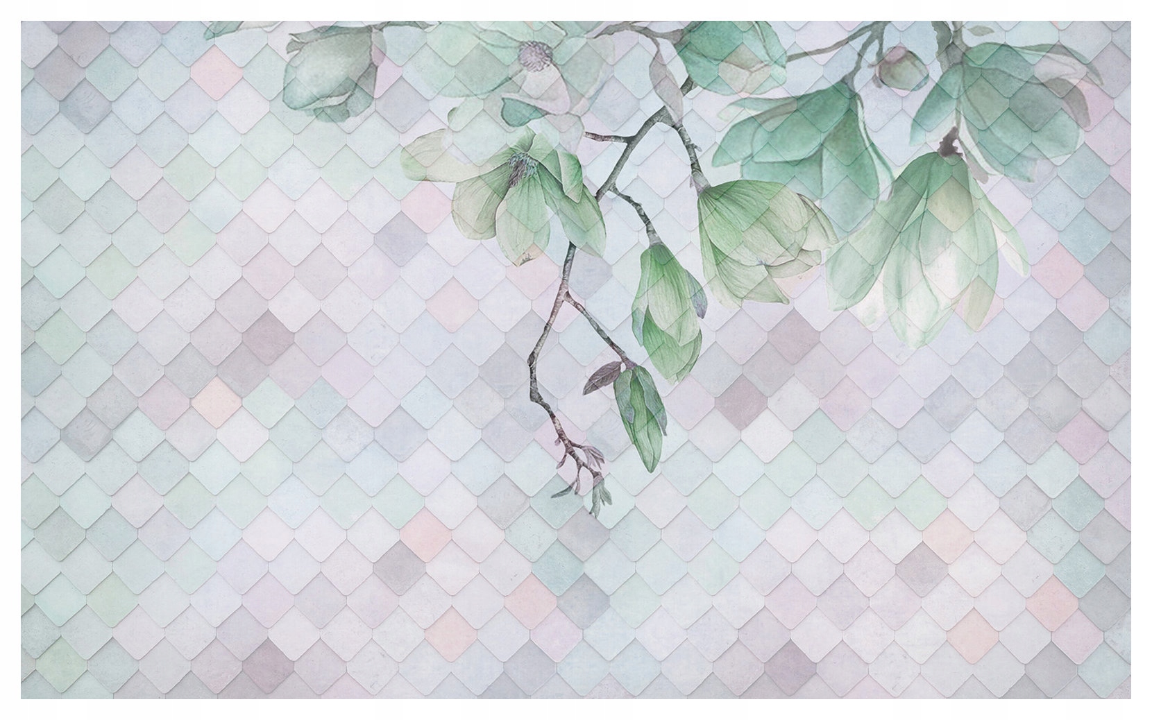 Fototapeta Akvarely Květiny Pastelové abstrakce 368x254 do pokoje lepidlo